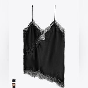 Elegant Black Lace Camisole